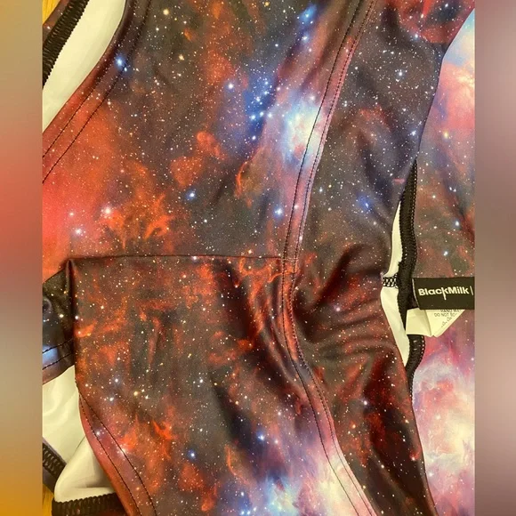 DISCONTINUED!! Blackmilk Purple Galaxy Short Shorts Brand New Size M - Picture 5 of 10